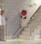 folding stair lift climbing straigth stairs